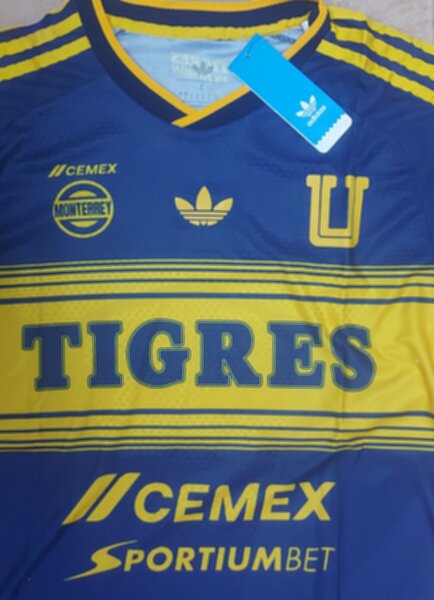майка футбольная U.A.N.L.-Tigres,2026-2027, полиэстер 100%