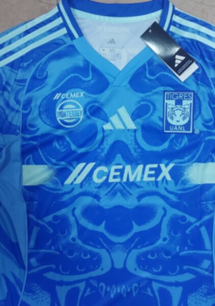 майка U.A.N.L.-Tigres,2025-2026,домашняя,полиэстер 100%