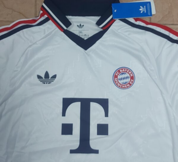 майка Bayern Munchen,длинный рукав, 2026-2027,adidas,гостевая,полиэстер 100%