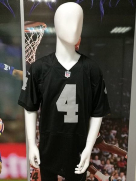 майка для американского футбола Oakland Raiders №4 CARR