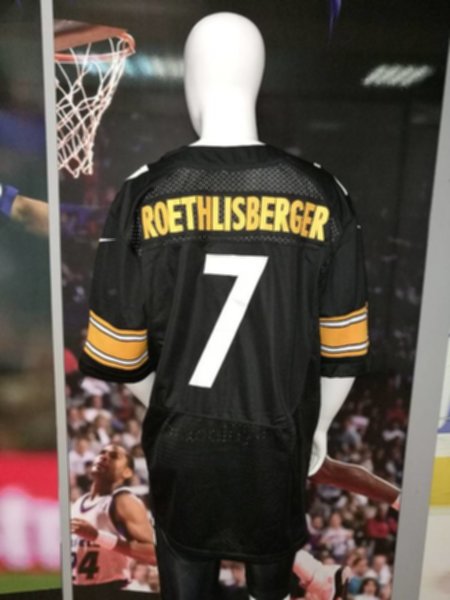 майка для американского футбола Pittsburgh Steelers №7 ROETHLISBERGER