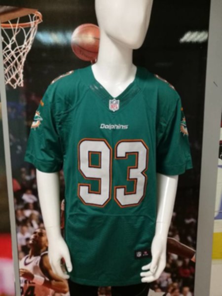 майка для американского футбола Miami Dolphins №93 SUH