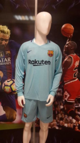 форма Barcelona длинный рукав  2017-2018