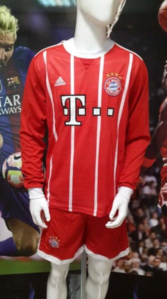 форма Bayern Munchen  длинный рукав  2017-2018