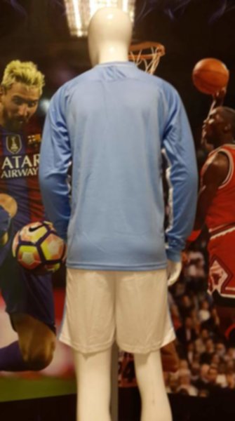 форма Manchester City  длинный рукав  2017-2018