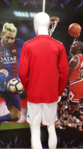 форма Manchester United  длинный рукав  2017-18