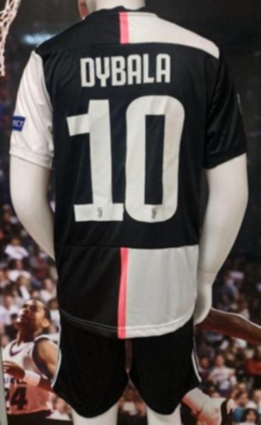 форма Juventus №10 Dybala  2019-2020  домашняя  Лига Чемпионов  полиэстер 100%