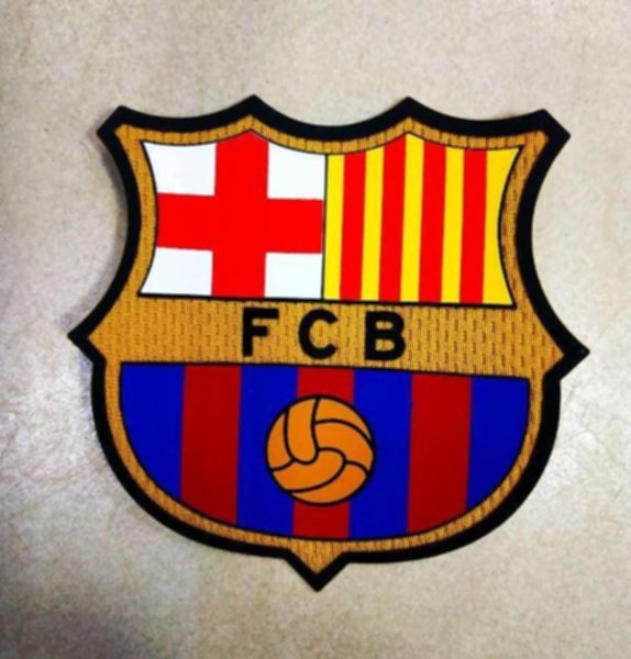 нашивка Barcelona(термо)(7см х 6,5см)