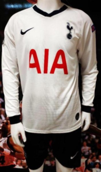 форма Tottenham  длинный рукав  2019-2020  домашняя Лига Чемпионов