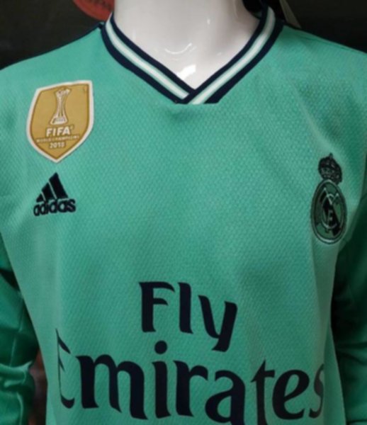 форма Real Madrid  длинный рукав  2019-2020  резервная  Лига Чемпионов  полиэстер 100%
