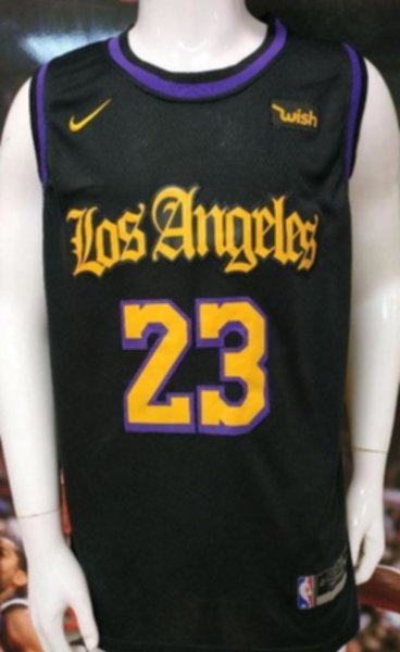 майка баскетбольная Los Angeles Lakers №23 JAMES   nike 