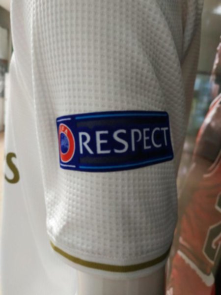 форма  Real Madrid №4 SERGIO RAMOS  2019-2020 домашняя Лига Чемпионов  полиэстер 100%