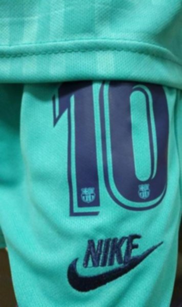 форма детская Barcelona №10 MESSI  2019-2020  резервная  Лига Чемпионов полиэстер 100%