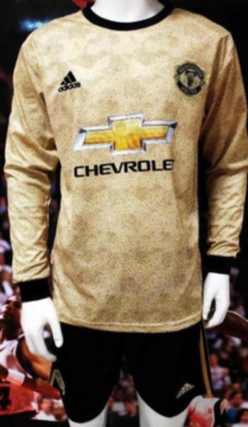 форма Manchester United  длинный рукав  2019-20  гостевая