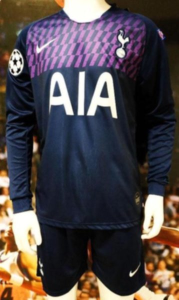 форма Tottenham  длинный рукав  2019-2020  гостевая  Лига Чемпионов