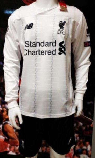 форма Liverpool  длинный рукав  2019-2020  гостевая  Лига Чемпионов