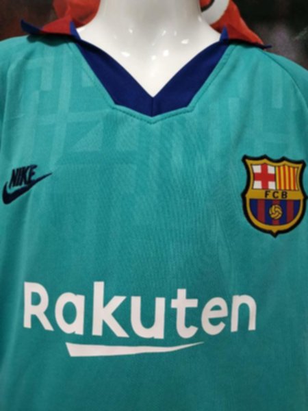 форма детская Barcelona  2019-2020 резервная Лига Чемпионов полиэстер 100%