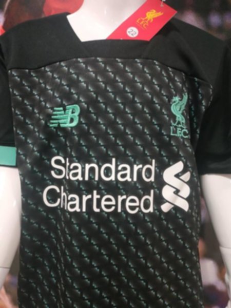 форма детская Liverpool №4  VIRGIL  2019-2020  резервная  Лига Чемпионов  полиэстер 100%