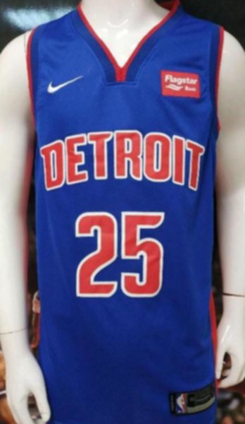 майка баскетбольная Detroit Pistons №25 ROSE nike