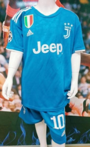форма Juventus детская №10 Dybala  2019-2020  резервная  Лига Чемпионов  полиэстер 100%