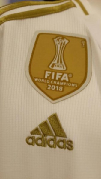 форма детская длинный рукав Real Madrid(домашняя)(2019-2020)(Лига Чемпионов)полиэстер 100%