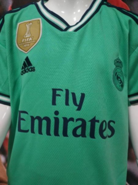 форма детская Real Madrid  2019-2020  резервная Лига Чемпионов полиэстер 100%