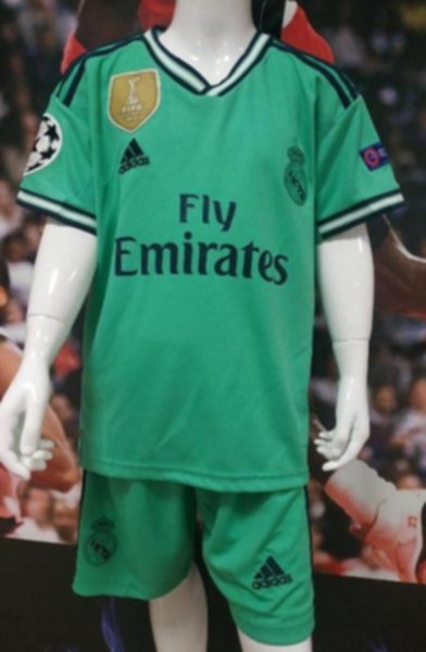 форма детская Real Madrid  2019-2020  резервная Лига Чемпионов полиэстер 100%