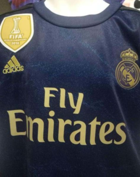 форма детская Real Madrid №4 SERGIO RAMOS  2019-2020  гостевая  Лига Чемпионов  полиэстер 100%