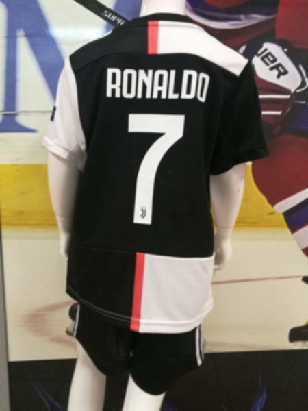 форма детская Juventus №7 RONALDO  2019-2020  Champions League  домашняя