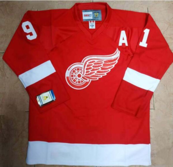 свитер хоккейный Detroit Red Wings №91 FEDOROV  CCM