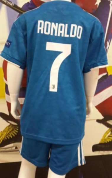форма Juventus  детская №7 Ronaldo  2019-2020  резервная  Лига Чемпионов полиэстер 100%