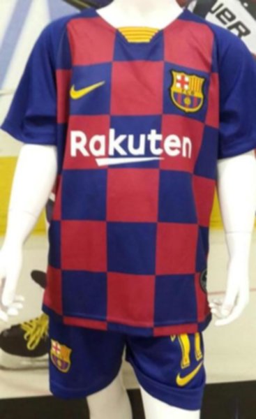 форма детская Barcelona №17 GRIEZMANN  домашняя  2019-2020  Лига Чемпионов