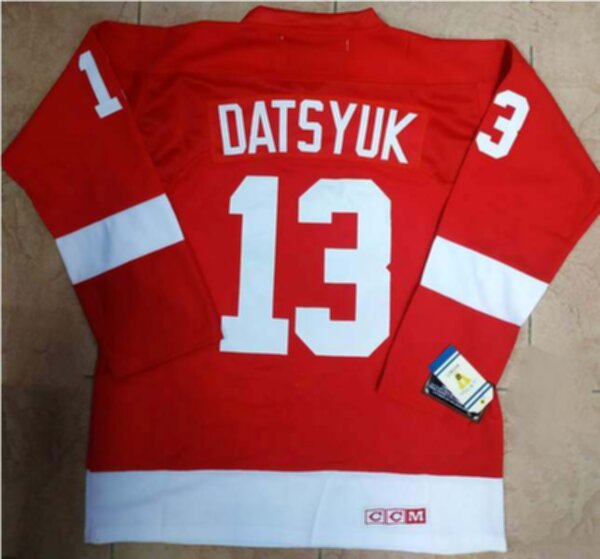 свитер хоккейный Detroit Red Wings №13 DATSYUK  CCM