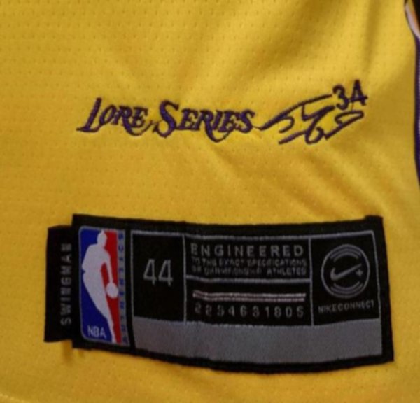 майка баскетбольная Los Angeles Lakers №23 JAMES   nike 