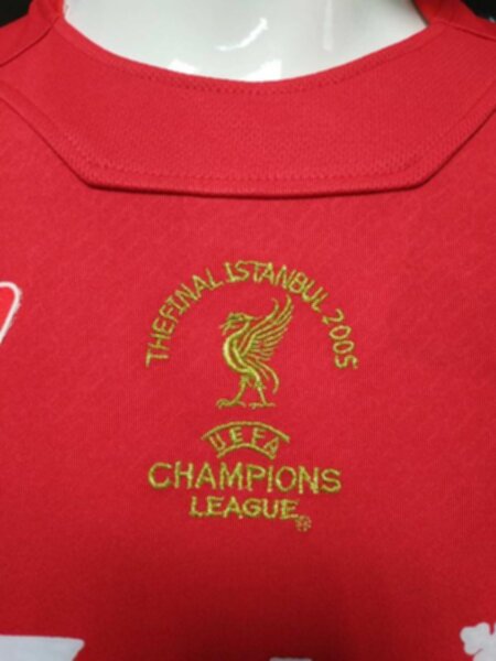 майка Liverpool №8 Gerrard  2005  ретро  полиэстер 100%