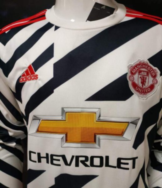 форма Manchester United длинный рукав  2020-2021 резервная полиэстер 100%