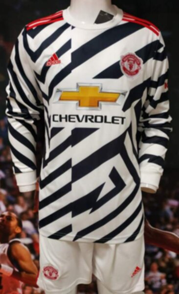 форма Manchester United длинный рукав  2020-2021 резервная полиэстер 100%