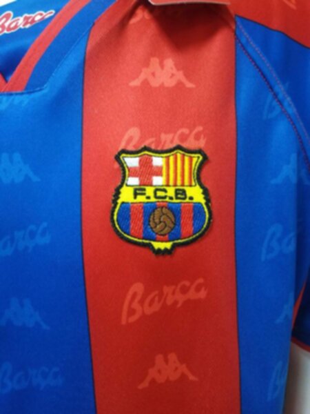 майка Barcelona №9 Ronaldo 1990   ретро  полиэстер 100%