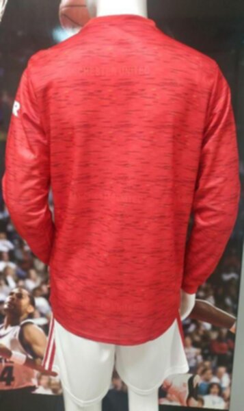 форма Manchester United  длинный рукав   2020-2021  домашняя