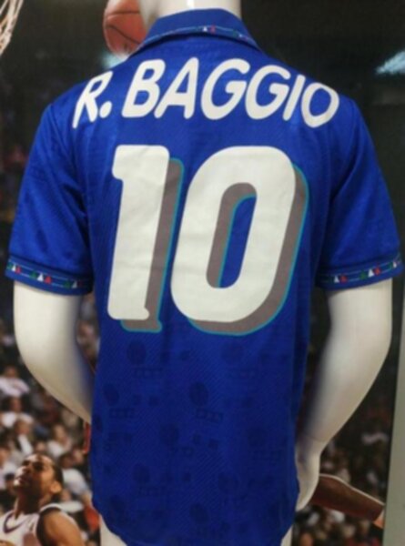 майка сборной Италии №10 R.Baggio ретро 1994 полиэстер 100%