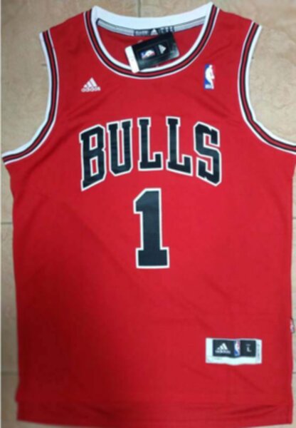 майка баскетбольная  Chicago Bulls №1 ROSE adidas