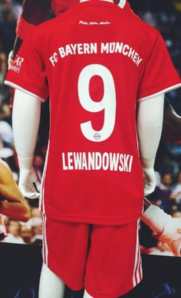 форма детская Bayern Munchen №9 LEWANDOVSKI 2020-2021