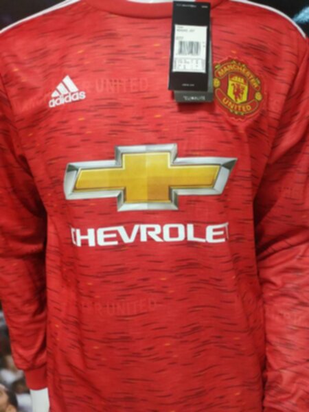 форма Manchester United  длинный рукав   2020-2021  домашняя