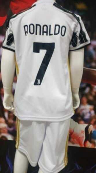 форма Juventus детская №7 Ronaldo  2020-2021 домашняя полиэстер 100%