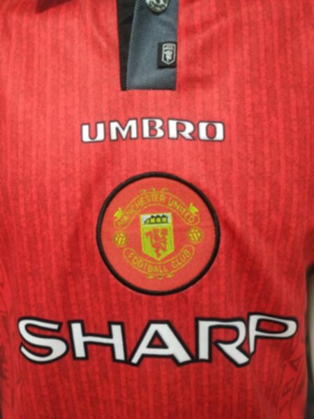 майка Manchester United 1996-1998  ретро  полиэстер 100%