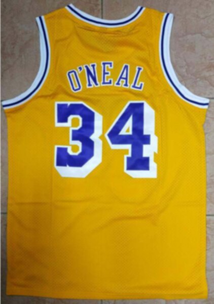 майка баскетбольная ретро Los Angeles Lakers №34 O NEAL  Mitchell & Ness