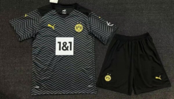 форма Borussia Dortmund  2021-2022  гостевая  полиэстер 100%