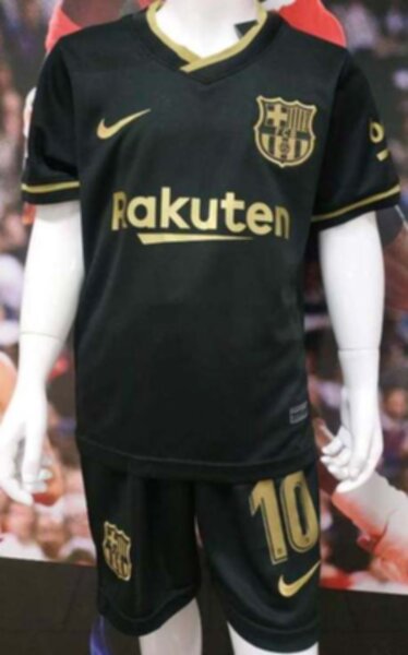 форма детская Barcelona   №10 MESSI 2020-2021 гостевая полиэстер 100% 