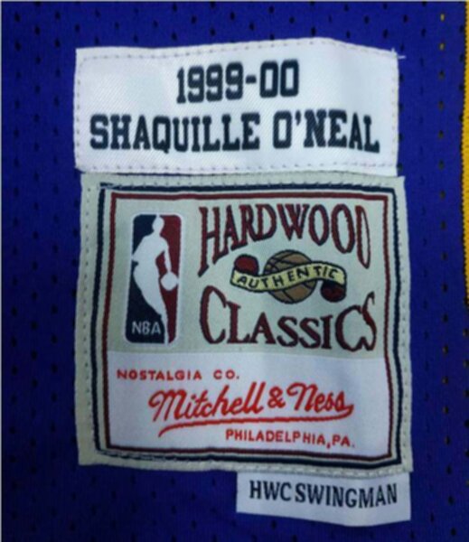 майка баскетбольная ретро Los Angeles Lakers №34 O NEAL  Mitchell & Ness