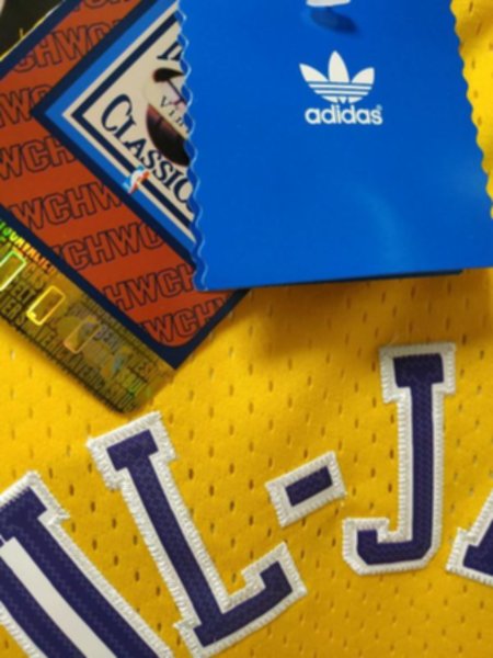 майка баскетбольная Los Angeles Lakers №33 ABDUL-JABBAR  adidas 
